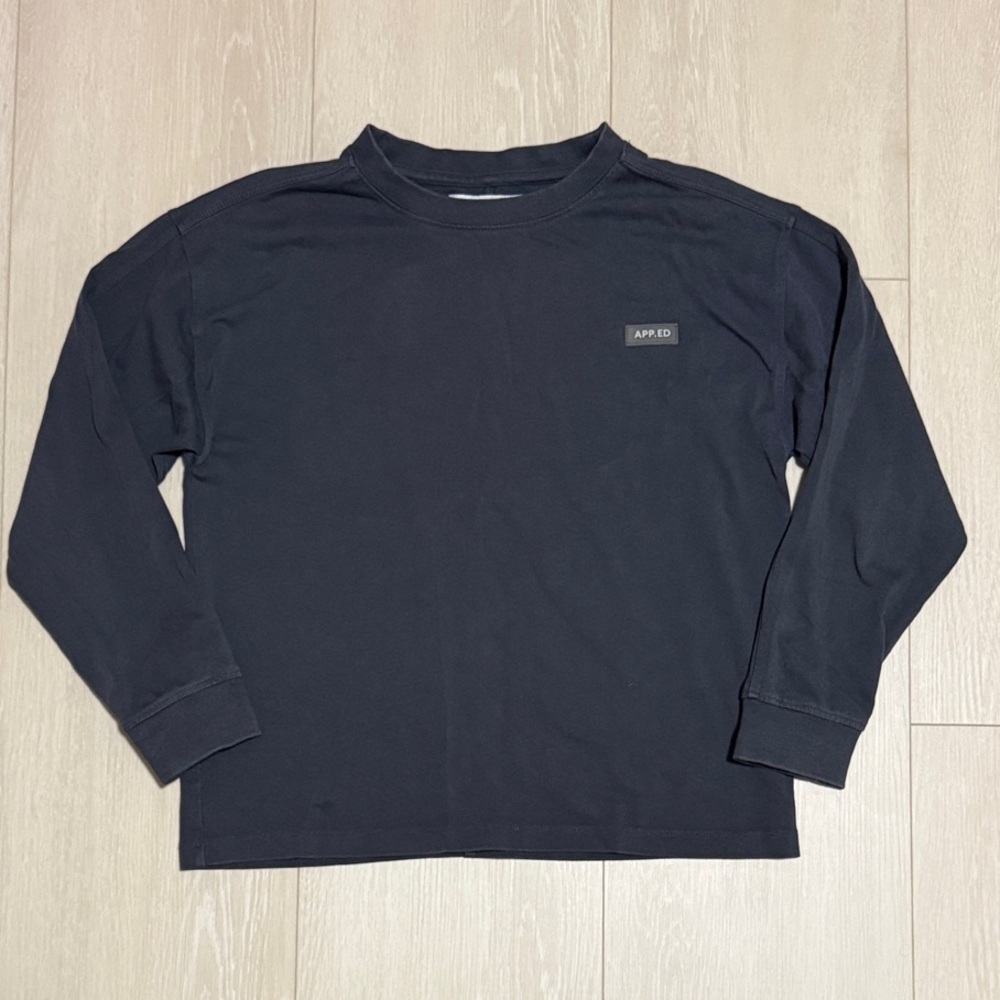 ✨ Zara Kids Dark Blue Long Sleeve Tee